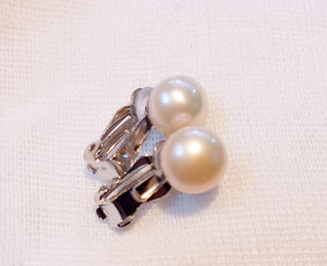 Genuine Freshwater pearl clip on earrings Kargo Fresh