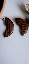 Load image into Gallery viewer, Geometric Design Wooden Earrings Kargo Fresh
