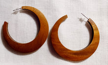 Load image into Gallery viewer, Geometric Wooden Minimalist  Hoop Earrings Kargo Fresh
