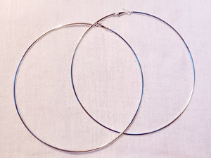 Giant 7 inch  Hoop Earrings Kargo Fresh