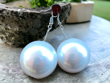 Load image into Gallery viewer, Giant Chunky  Faux Pearl dangle Earrings Kargo Fresh
