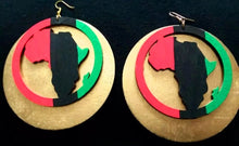 Load image into Gallery viewer, Giant Rbg Wooden Earrings Kargo Fresh
