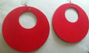 Giant Wooden Hoop  Earrings Kargo Fresh