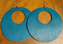 Load image into Gallery viewer, Giant Wooden Hoop  Earrings Kargo Fresh
