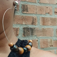 Load image into Gallery viewer, Giant boho clip on hoops 7 inch Kargo Fresh
