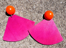 Load image into Gallery viewer, Giant handmade statement earrings Kargo Fresh
