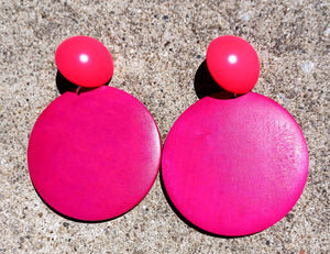 Giant handmade statement earrings Kargo Fresh