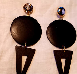 Giant handmade statement earrings Kargo Fresh