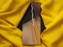 Load image into Gallery viewer, Glam handmade runway rhinestone clip on earrings 9 inch Kargo Fresh
