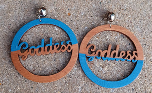 Goddess crop top and Clip On earrings set New Medium Kargo Fresh
