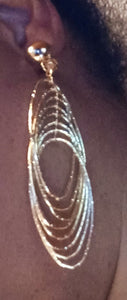 Gold Metal Clip On Multi Hoop Earrings Kargo Fresh