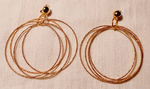 Load image into Gallery viewer, Gold metal Multi Hoop Clip On Earrings Kargo Fresh
