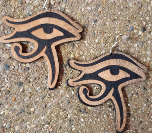 Graffiti Eye of Horus Earrings Kargo Fresh