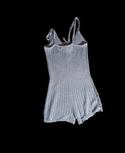 Load image into Gallery viewer, Grey crochet knit romper nwt M Kargo Fresh
