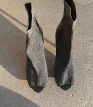 Load image into Gallery viewer, Guess Abric Knit Sock Bootie Heels Size 10 Kargo Fresh
