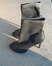 Load image into Gallery viewer, Guess Abric Knit Sock Bootie Heels Size 10 Kargo Fresh
