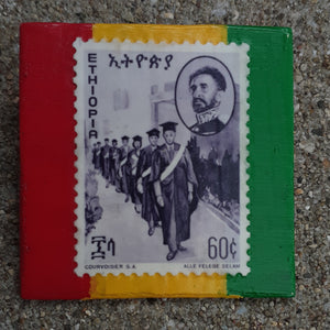 HON. Emperor Hailie Selassie I 1962 Stamp Pin Kargo Fresh