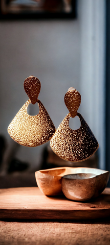Hammered Minimalist Clip on Earrings Kargo Fresh