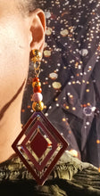 Load image into Gallery viewer, Handmade Abstract Gold Metal Clip On Earrings Gold Kargo Fresh
