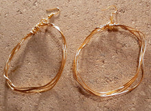 Load image into Gallery viewer, Handmade Abstract Hoop Earrings Kargo Fresh
