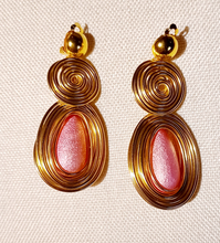 Load image into Gallery viewer, Handmade Abstract Wire Design Clip On Earrings Kargo Fresh
