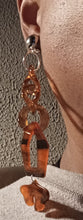 Load image into Gallery viewer, Handmade Abstract acrylic clip on earrings Kargo Fresh
