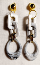 Load image into Gallery viewer, Handmade Acrylic Chain Clip On Earrings Kargo Fresh
