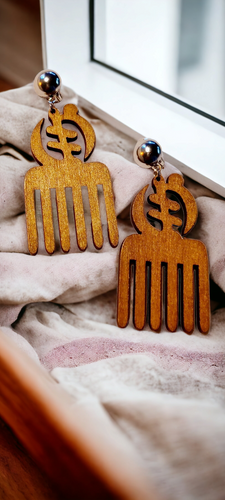 Handmade Adinkra Clip On Earrings Kargo Fresh