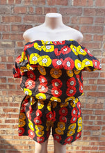 Load image into Gallery viewer, Handmade Ankara Wax Cloth African Shorts Set Kargo Fresh
