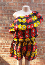 Load image into Gallery viewer, Handmade Ankara Wax Cloth African Shorts Set Kargo Fresh
