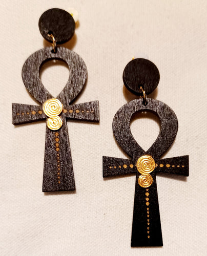 Handmade Ankh Clip On Earrings Kargo Fresh