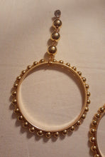 Load image into Gallery viewer, Handmade Blingy Extra Large Hoop Earrings Kargo Fresh
