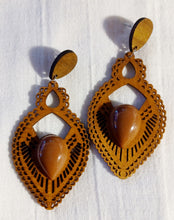 Load image into Gallery viewer, Handmade  Boho Dangle Wooden Earrings Kargo Fresh
