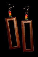 Load image into Gallery viewer, Handmade Boho Geometric wood Earrings Kargo Fresh
