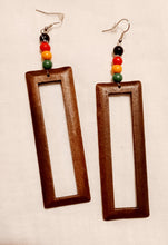 Load image into Gallery viewer, Handmade Boho Geometric wood Earrings Kargo Fresh
