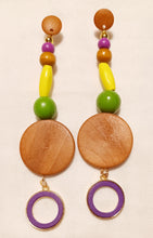 Load image into Gallery viewer, Handmade Boho  Wooden Earrings Kargo Fresh
