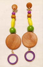 Load image into Gallery viewer, Handmade Boho  Wooden Earrings Kargo Fresh
