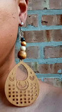 Load image into Gallery viewer, Handmade Boho  Wooden Earrings Kargo Fresh
