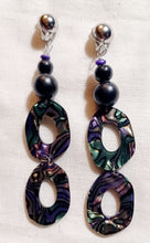 Load image into Gallery viewer, Handmade Boho acrylic clip on earrings Kargo Fresh
