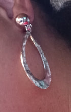 Load image into Gallery viewer, Handmade Brushed Metal Clip On Earrings Kargo Fresh
