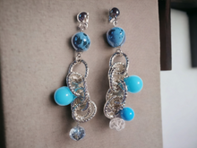 Load image into Gallery viewer, Handmade Chain  Clip on Earrings Kargo Fresh
