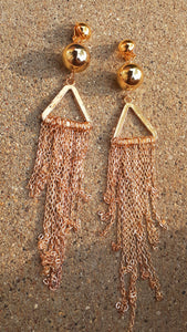 Handmade Chain Dangle  Earrings Kargo Fresh