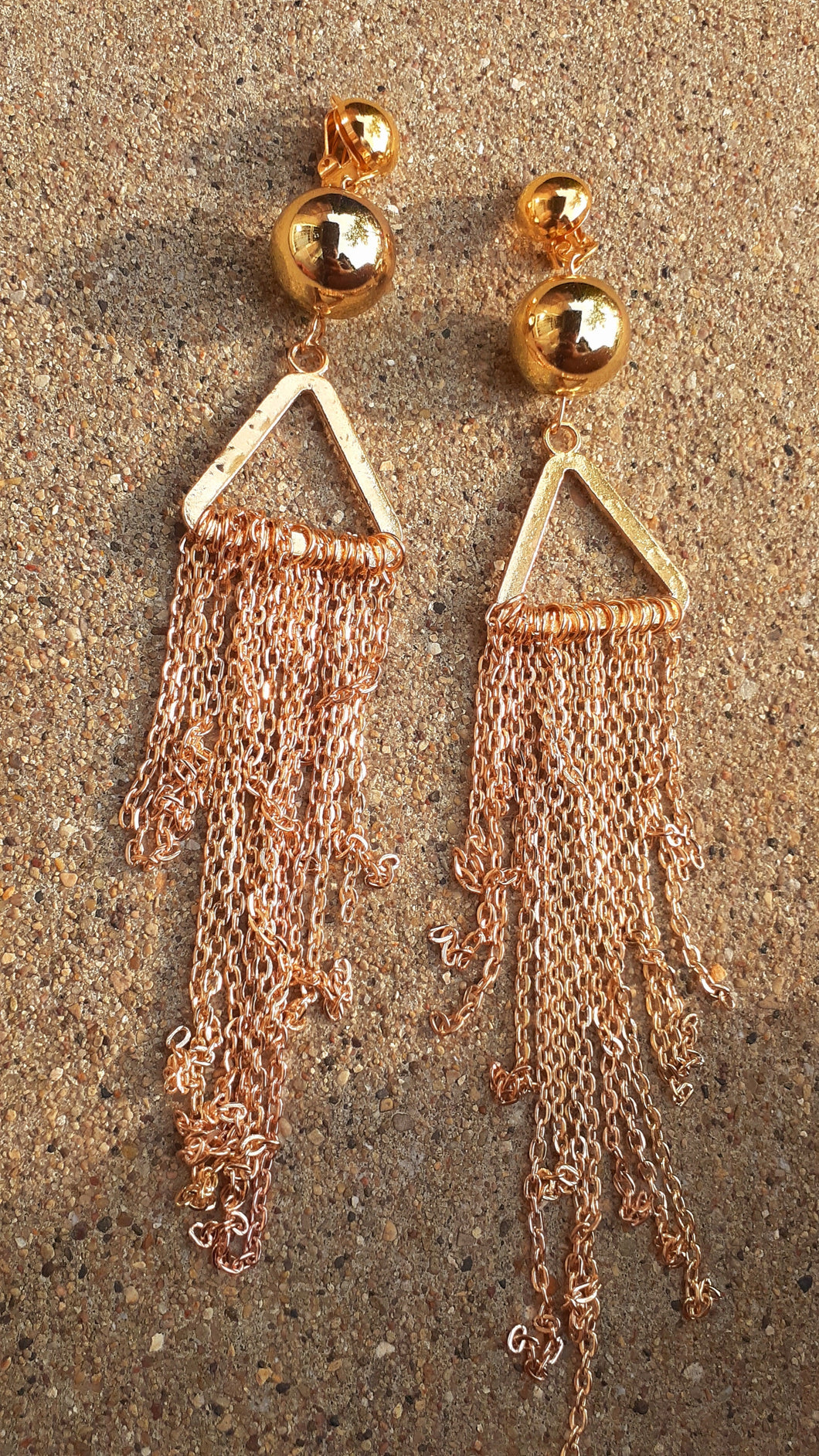 Handmade Chain Dangle  Earrings Kargo Fresh