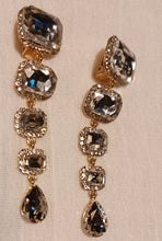 Load image into Gallery viewer, Handmade Chunky Rhinestone Clip On Earrings Kargo Fresh
