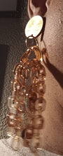 Load image into Gallery viewer, Handmade Chunky acrylic chain clip on earrings Kargo Fresh
