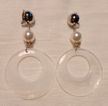 Load image into Gallery viewer, Handmade Chunky acrylic clip on hoop earrings Kargo Fresh

