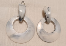Load image into Gallery viewer, Handmade Chunky acrylic clip on hoop earrings Kargo Fresh
