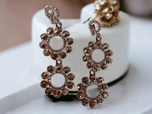 Load image into Gallery viewer, Handmade Clip on  Rhinestone Hoop Earrings Kargo Fresh
