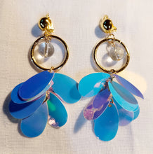 Load image into Gallery viewer, Handmade Confetti Glitter clip on Earrings Kargo Fresh
