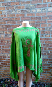 Handmade Cotton Ankh Poncho Kargo Fresh